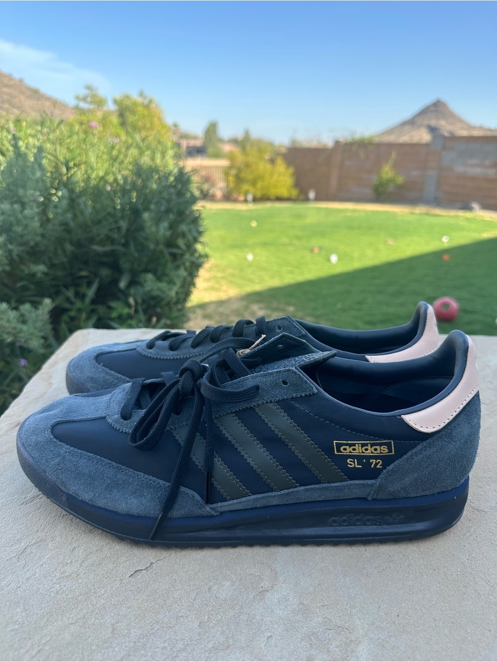 Adidas SL72 RS Black Shadow Olive Indigo IG4646 Shoes Men’s Size 13